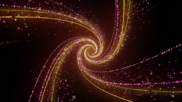 【AE模板】金色螺旋光效