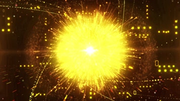 【AE模板】科技光线logo汇聚-金