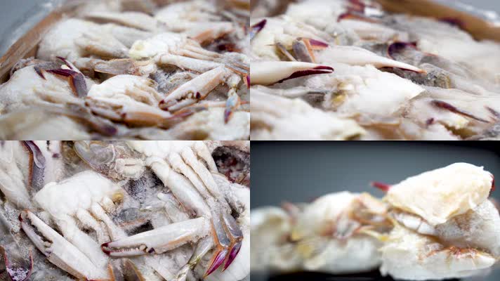 冷冻食品梭子蟹水产品海产品蟹螃蟹食品