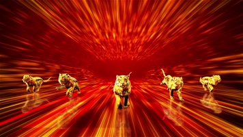 4K年会金牛跑开场-循环