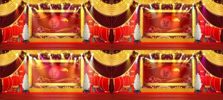 LED民族戏曲舞台背景