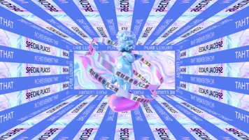 地产卡通镭射风促销快闪