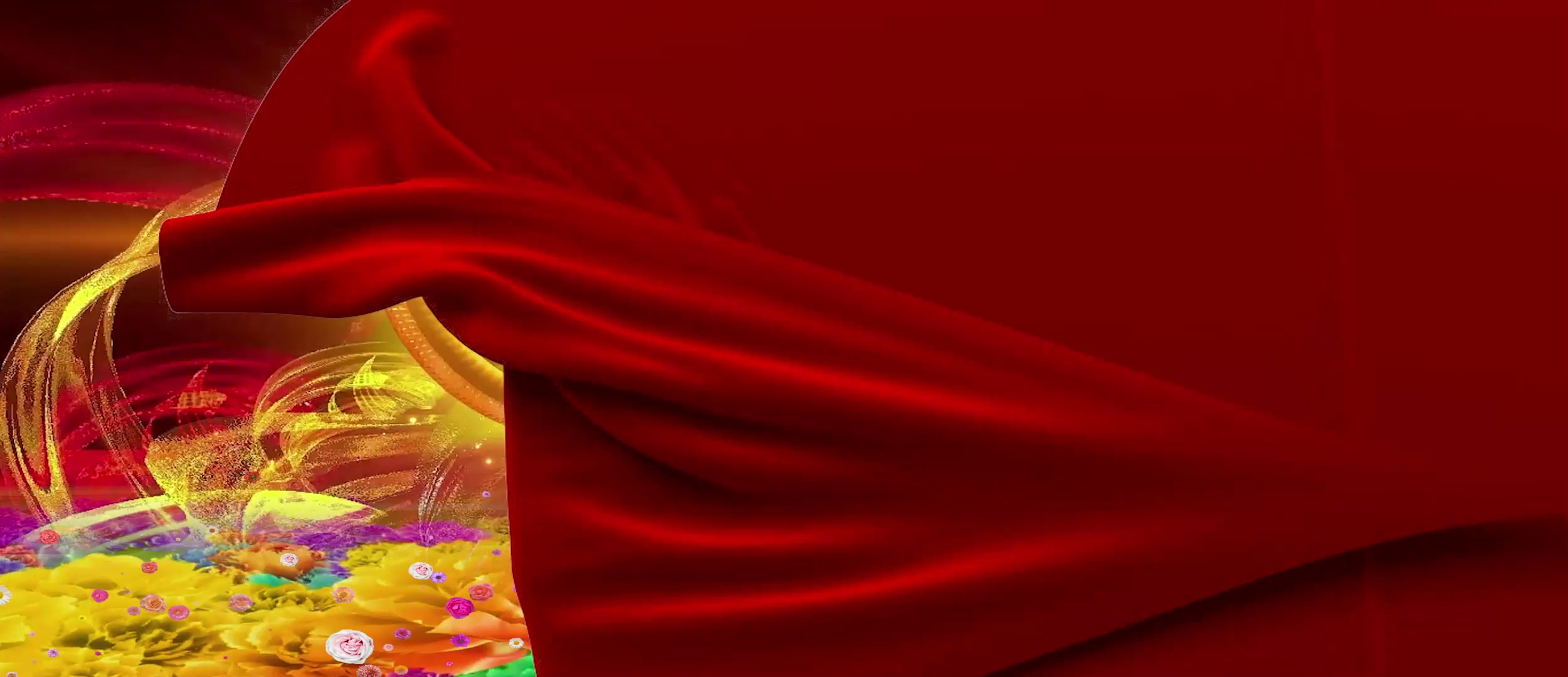 2022虎年春晚开场花开中国年大型舞蹈背景 2022虎年春晚开场花开中国年大型舞蹈背景