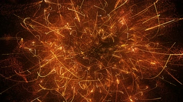 【AE模板】线条追逐爆炸