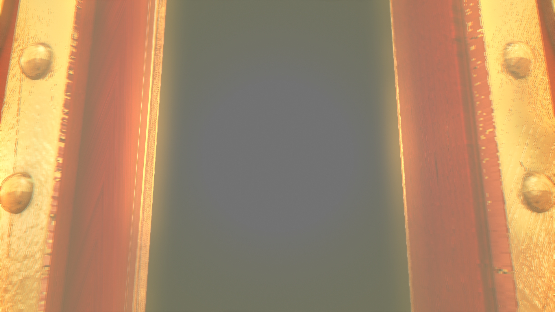 精致特效大红门通道