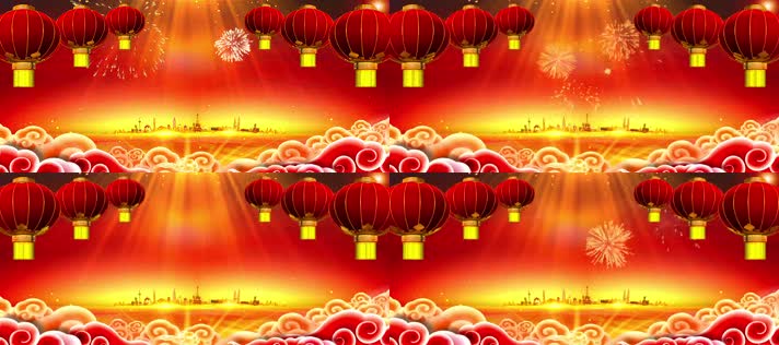 大气时尚喜庆舞台视频背景素材