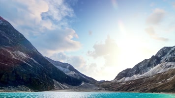 【实拍】雪山风景视频-05