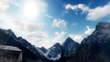 雪山风景视频-03