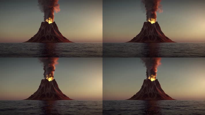 【4K】海底火山
