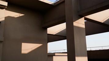 唯美光影延时时间流逝建筑光影太阳落山夕阳