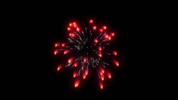 【透明通道】粒子烟花烟火