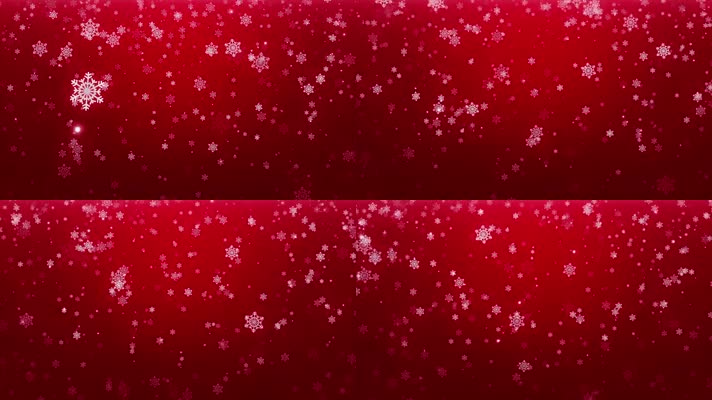 红色喜庆雪花圣诞背景