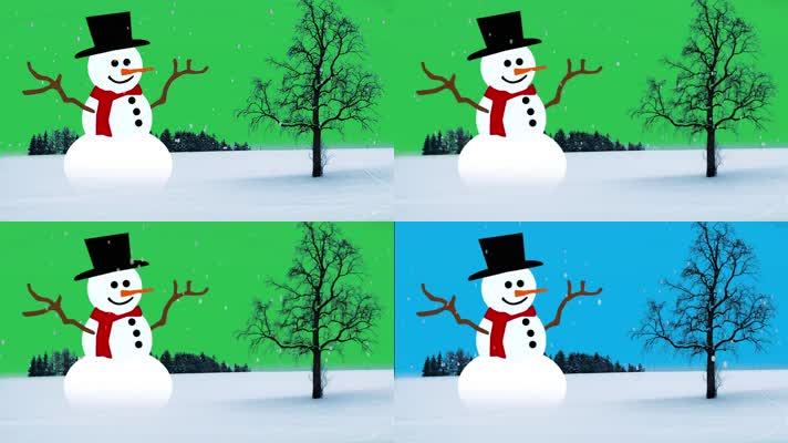 【4K】雪人动画