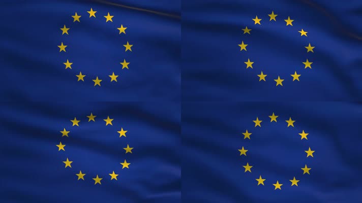 【4K】欧盟旗帜