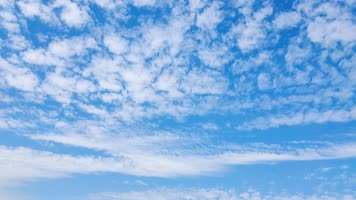 原创4K蓝天白云延时视频素材