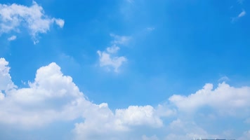 原创4K蓝天白云延时视频素材