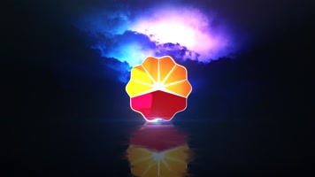 闪烁霓虹灯光风暴logo 闪烁霓虹灯光风暴logo