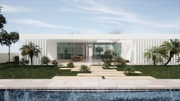 三维动画现代别墅家居室内外装饰