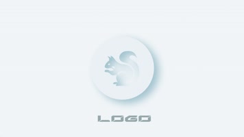 轻拟物风格动态LOGO