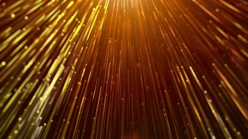 金色光线粒子舞台背景