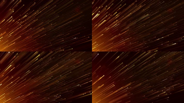 金色粒子瀑布舞台背景