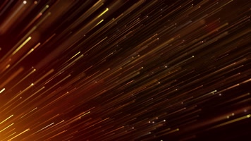 金色粒子瀑布舞台背景