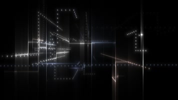 粒子格局光效线条结合数字01_慢速