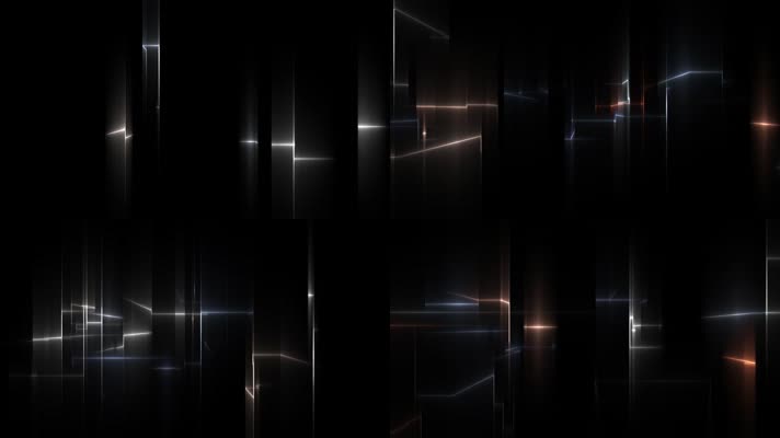 粒子格局光效线条_慢速生长