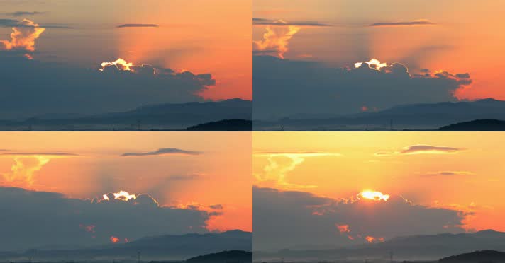 4K实拍海南七仙岭日出云雾缭绕