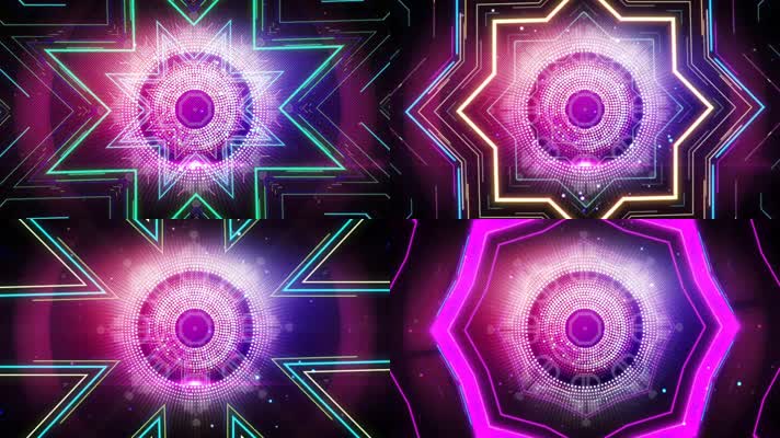 线条光动感变化极品闪烁led素材