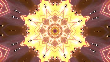 超赞万花筒花变形动感led大屏