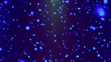 圣诞节蓝色雪花飘升背景