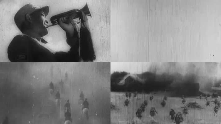 抗ri战争野战军骑兵冲锋