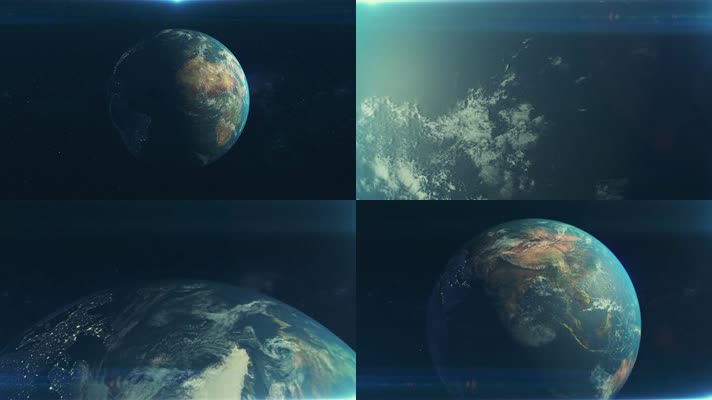 多角度宇宙地球背景