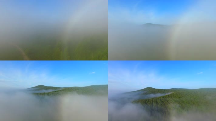 晨雾中的大兴安岭