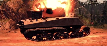 战争动画，坦克大战，激情陆战