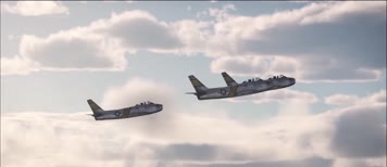 米格战机，激烈空战，战争动画