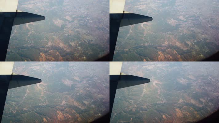 飞机上看祖国河山