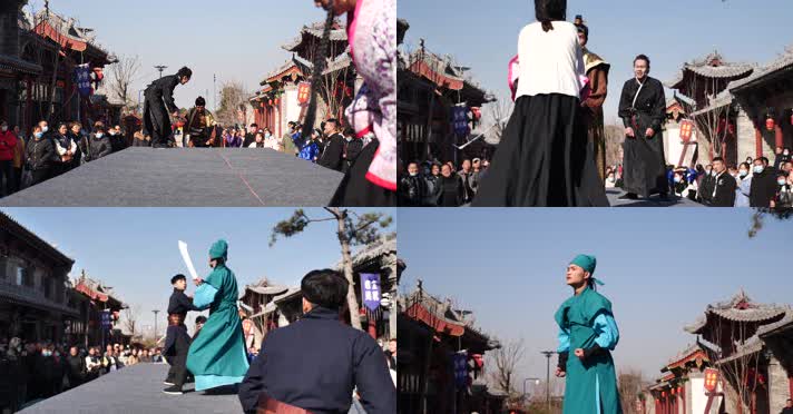 关公故里平常街演艺