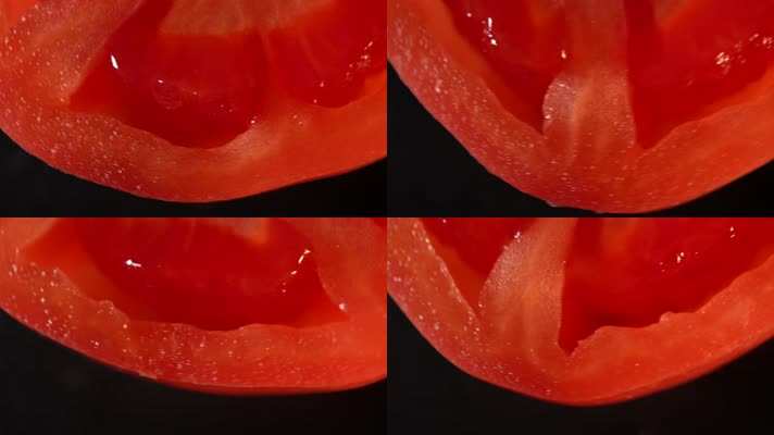 微距番茄种子番茄果肉 (7)