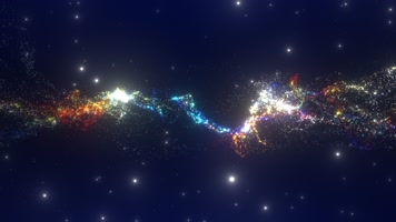 唯美绚丽七彩真三维粒子星空星云 唯美绚丽七彩真三维粒子星空星云