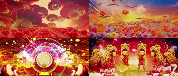 2022虎年开场歌舞万事如意背景央视春晚音乐