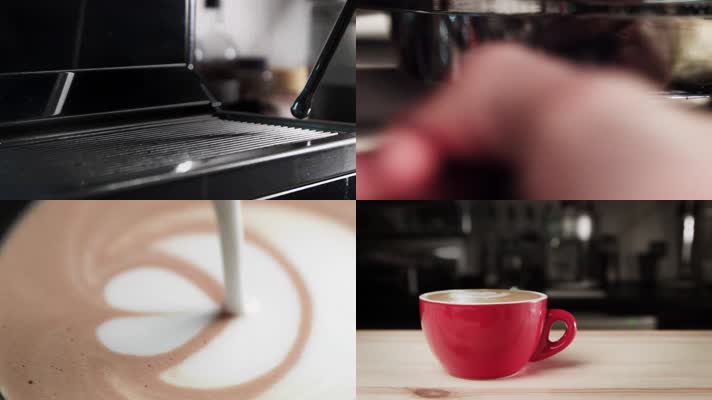 制作咖啡过程