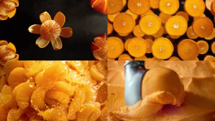 橙汁橙子果汁，新鲜水果