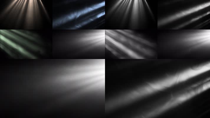 多种不同的丁达尔光线