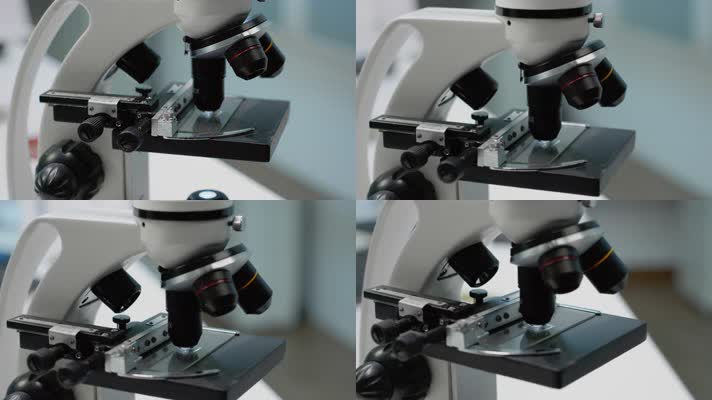 实验室中的显微镜
