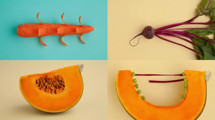 水果蔬菜定格动画