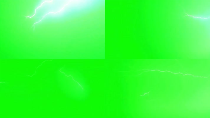 闪电绿屏