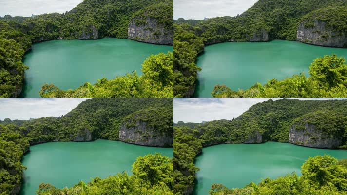 泰国咸水湖，安通岛，苏梅岛，苏拉他尼，高
