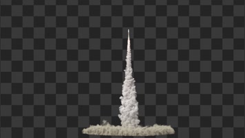 火箭发射升空【alpha通道】